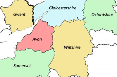 Map of Avon