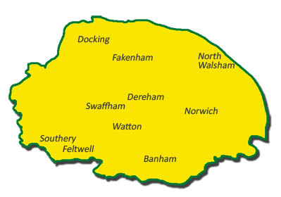 Map of Norfolk