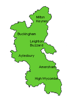 Map of Buckinghamshire