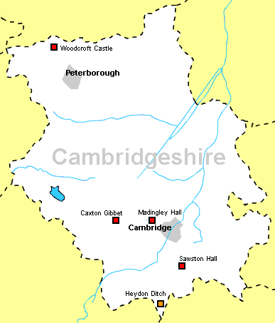 Map of Cambridgeshire