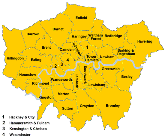 Map of London